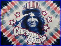 Grateful Dead Shirt T Shirt Jerry Garcia Captain Trips 1967 USA Hat JGE 2005 L