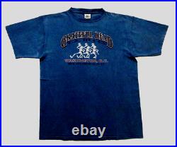 Grateful Dead Shirt T Shirt RFK Stadium Washington DC 6/10/73 US Blues 2002 GD L