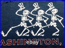 Grateful Dead Shirt T Shirt RFK Stadium Washington DC 6/10/73 US Blues 2002 GD L