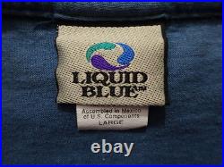 Grateful Dead Shirt T Shirt RFK Stadium Washington DC 6/10/73 US Blues 2002 GD L