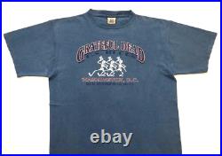 Grateful Dead Shirt T Shirt RFK Stadium Washington DC 6/10/73 US Blues GD 2002 L