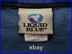 Grateful Dead Shirt T Shirt RFK Stadium Washington DC 6/10/73 US Blues GD 2002 L