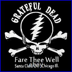 Grateful Dead Shirt T Shirt Road Crew Fare Thee Well Chicago Soldier Field 2015