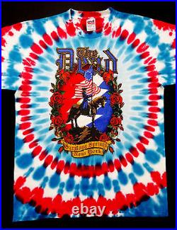 Grateful Dead Shirt T Shirt Saratoga Springs New York SPAC The Dead 2003 GDP L