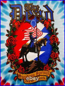 Grateful Dead Shirt T Shirt Saratoga Springs SPAC New York The Dead 2003 GDP L