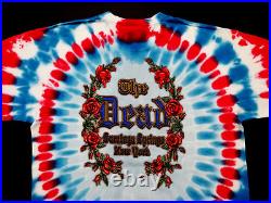 Grateful Dead Shirt T Shirt Saratoga Springs SPAC New York The Dead 2003 GDP L