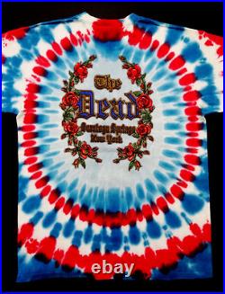 Grateful Dead Shirt T Shirt Saratoga Springs SPAC New York The Dead 2003 GDP L
