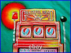 Grateful Dead Shirt T Shirt Spring 1990 Laminate Slot Machine 1990's AAA GDP XL