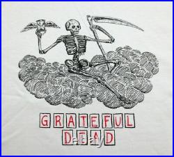 Grateful Dead Shirt T Shirt Spring 1990 Wes Lang Art Skeleton Scythe 2012 XXL