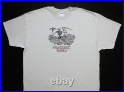 Grateful Dead Shirt T Shirt Spring 1990 Wes Lang Art Skeleton Scythe 2012 XXL
