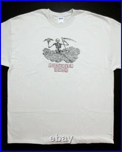 Grateful Dead Shirt T Shirt Spring 1990 Wes Lang Art Skeleton Scythe 2012 XXL