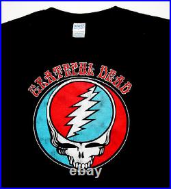 Grateful Dead Shirt T Shirt Steal Your Face Black Red White Blue SFY GDP 2009 XL