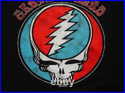 Grateful Dead Shirt T Shirt Steal Your Face Black Red White Blue SFY GDP 2009 XL