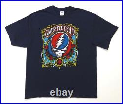 Grateful Dead Shirt T Shirt Steal Your Face Dancing Bear Roses GD 2000's XL New