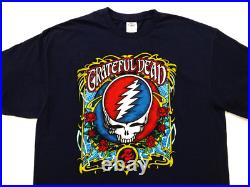 Grateful Dead Shirt T Shirt Steal Your Face Dancing Bear Roses GD 2000's XL New