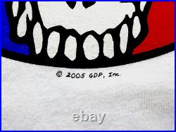 Grateful Dead Shirt T Shirt Steal Your Face Ringer Red White Blue GD 2005 L New Grateful Dead Shirt T Shirt Steal Your Face Ringer Red White Blue GD 2005 L New