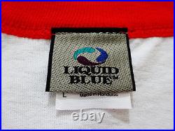 Grateful Dead Shirt T Shirt Steal Your Face Ringer Red White Blue GD 2005 L New
