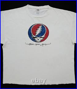 Grateful Dead Shirt T Shirt Steal Your Face The Dead 2009 Tour White Tee GDP XXL