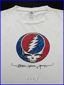 Grateful Dead Shirt T Shirt Steal Your Face The Dead 2009 Tour White Tee GDP XXL