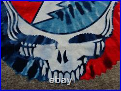 Grateful Dead Shirt T Shirt Steal Your Face Tie Dye 2004 GDP 2000's Grey L New