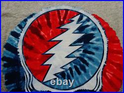 Grateful Dead Shirt T Shirt Steal Your Face Tie Dye 2004 GDP 2000's Grey L New