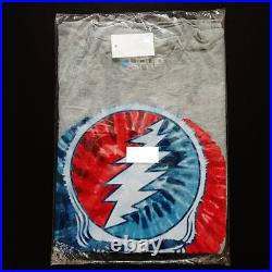 Grateful Dead Shirt T Shirt Steal Your Face Tie Dye 2004 GDP 2000's Grey L New