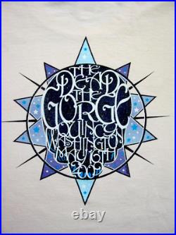 Grateful Dead Shirt T Shirt The Dead The Gorge Washington Quincy WA 5/16/2009 L