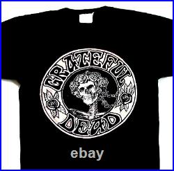 Grateful Dead Shirt T Shirt Vintage 1980 Bertha Skull Roses Mouse Kelley Art M