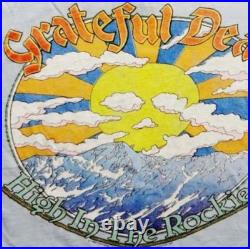 Grateful Dead Shirt T Shirt Vintage 1980 Boulder Colorado CU High In The Rockies Grateful Dead Shirt T Shirt Vintage 1980 Boulder Colorado CU High In The Rockies
