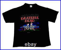 Grateful Dead Shirt T Shirt Vintage 1981 Dead Set San Francisco New York GDP L