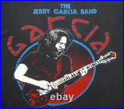 Grateful Dead Shirt T Shirt Vintage 1981 Jerry Garcia Band JG Tiger Guitar JGB L