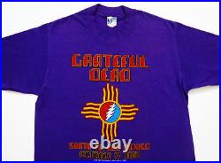 Grateful Dead Shirt T Shirt Vintage 1982 Santa Fe New Mexico Zia NM 10/17/82 GDP