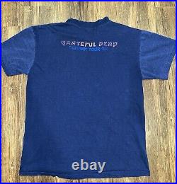 Grateful Dead Shirt T Shirt Vintage 1982 Summer Tour'82 Rick Griffin Art Large