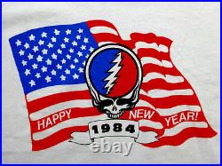 Grateful Dead Shirt T Shirt Vintage 1983 New Years Eve 1984 George Orwell USA L