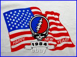 Grateful Dead Shirt T Shirt Vintage 1983 New Years Eve 1984 George Orwell USA L