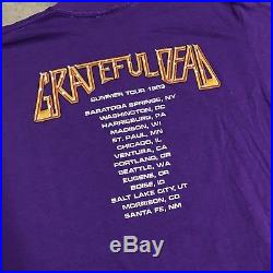 Grateful Dead Shirt T Shirt Vintage 1983 Summer Tour Deadheads Kelley GDP L NOS
