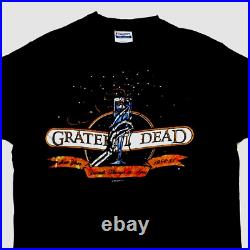 Grateful Dead Shirt T Shirt Vintage 1984 1985 New Years Eve Champagne FLD GDP L