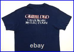 Grateful Dead Shirt T Shirt Vintage 1984 Greek Theatre Cal UC Berkeley CA GDP L