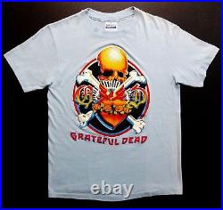 Grateful Dead Shirt T Shirt Vintage 1984 Rick Griffin GD Skull Bones 1980 GDP M