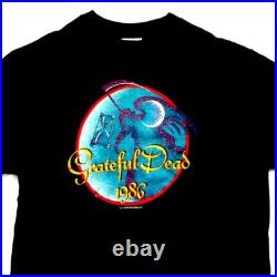 Grateful Dead Shirt T Shirt Vintage 1985 1986 New Years Eve Tim Harris GDP L New