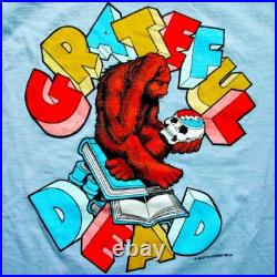 Grateful Dead Shirt T Shirt Vintage 1985 Evolution Gorilla Books Skull GDP S New