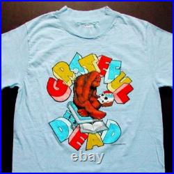 Grateful Dead Shirt T Shirt Vintage 1985 Evolution Gorilla Books Skull GDP S New