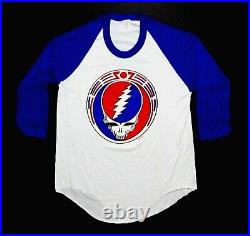 Grateful Dead Shirt T Shirt Vintage 1985 Owsley Stanley Belt Buckle Art GD L New
