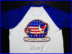 Grateful Dead Shirt T Shirt Vintage 1985 Owsley Stanley Belt Buckle Art GD L New