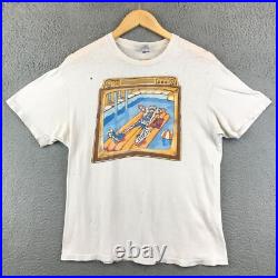 Grateful Dead Shirt T Shirt Vintage 1986 GD Movie Cartoon USA Uncle Sam TV