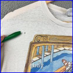 Grateful Dead Shirt T Shirt Vintage 1986 GD Movie Cartoon USA Uncle Sam TV