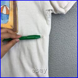 Grateful Dead Shirt T Shirt Vintage 1986 GD Movie Cartoon USA Uncle Sam TV