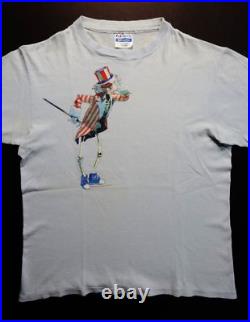 Grateful Dead Shirt T Shirt Vintage 1986 GD Movie Uncle Sam Skeleton USA GDP L Grateful Dead Shirt T Shirt Vintage 1986 GD Movie Uncle Sam Skeleton USA GDP L