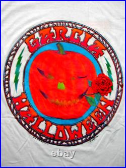 Grateful Dead Shirt T Shirt Vintage 1986 Jerry Garcia Band Halloween GDP JGB L