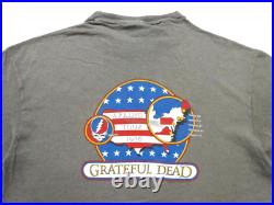 Grateful Dead Shirt T Shirt Vintage 1986 Spring Tour USA GD Bolt Love Heart XL